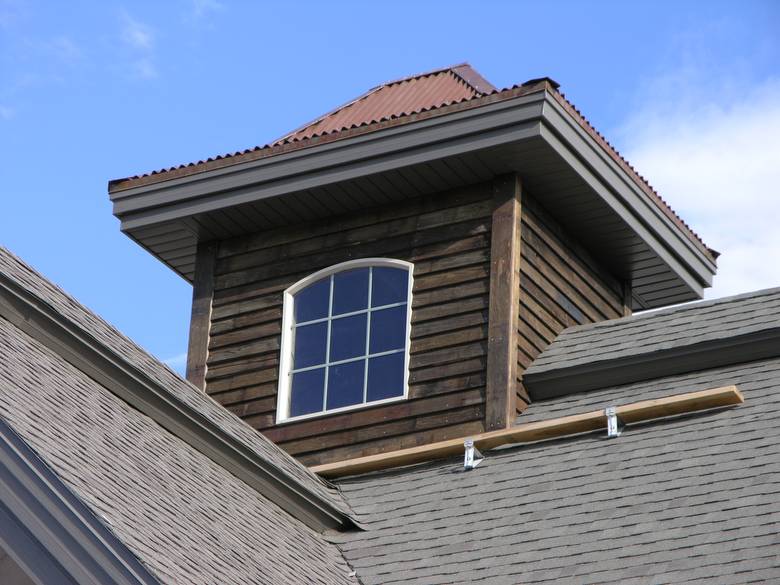 Picklewood Clad Cupola / This cupola is clad with Weathered Picklewood Wedge-Lap siding